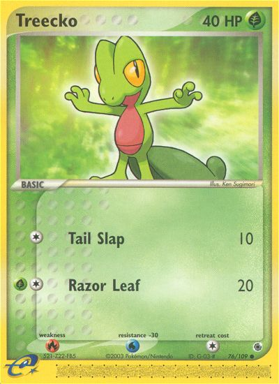 Treecko (76/109) [EX: Ruby & Sapphire] | Exor Games Truro