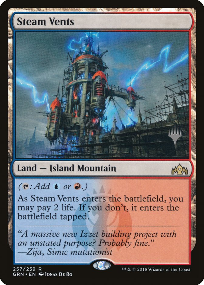 Steam Vents (Promo Pack) [Guilds of Ravnica Promos] | Exor Games Truro