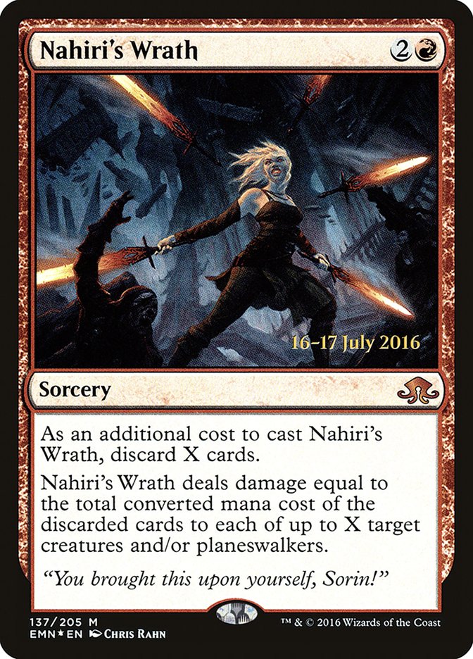 Nahiri's Wrath (Prerelease) [Eldritch Moon Promos] | Exor Games Truro