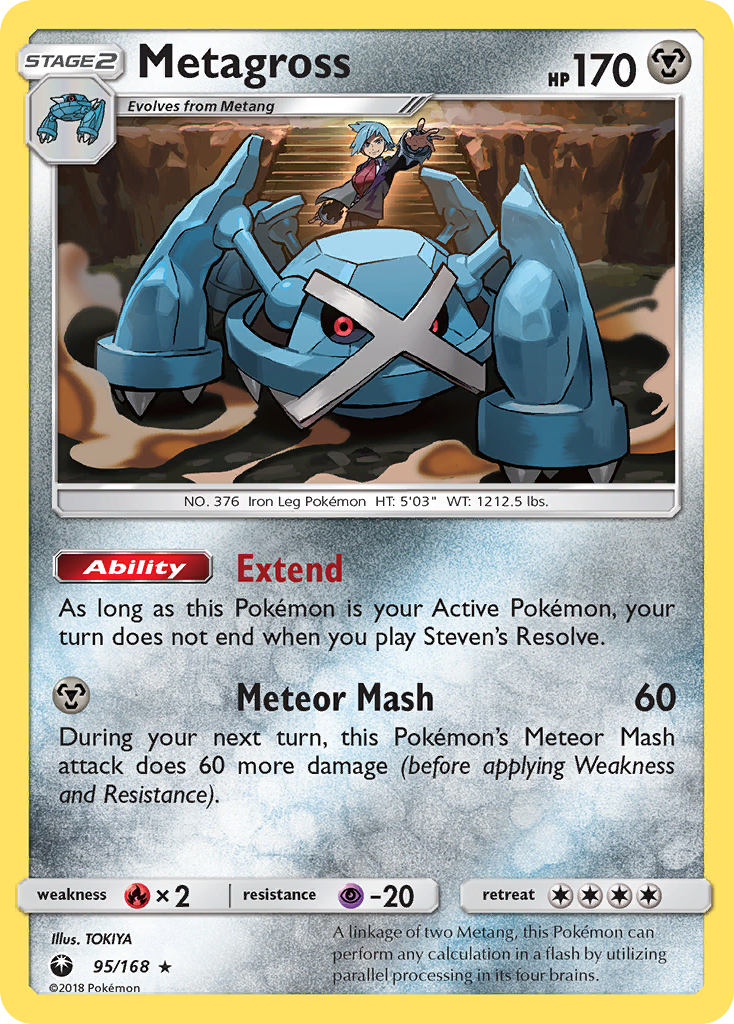 Metagross (95/168) [Sun & Moon: Celestial Storm] | Exor Games Truro