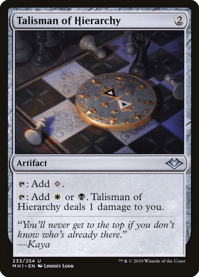 Talisman of Hierarchy [Modern Horizons] | Exor Games Truro