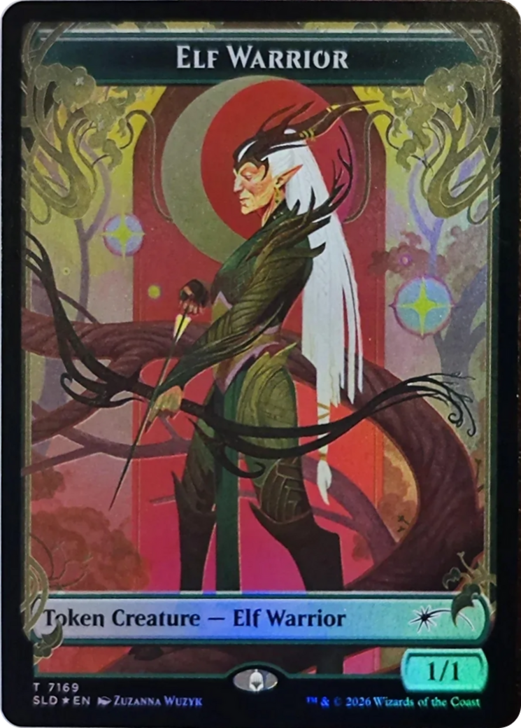 Elf Warrior Token (7169) [Secret Lair Drop Series] | Exor Games Truro