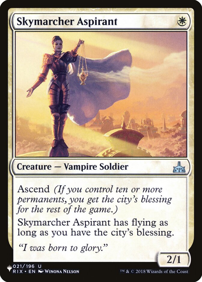 Skymarcher Aspirant [The List] | Exor Games Truro