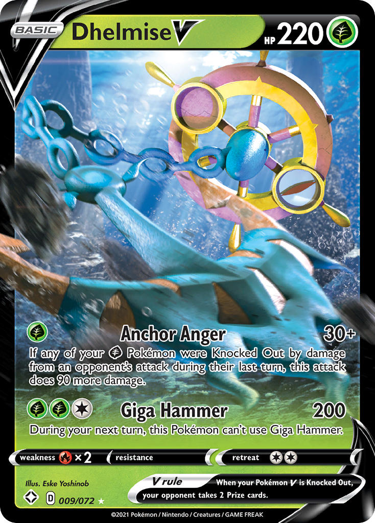 Dhelmise V (009/072) [Sword & Shield: Shining Fates] | Exor Games Truro