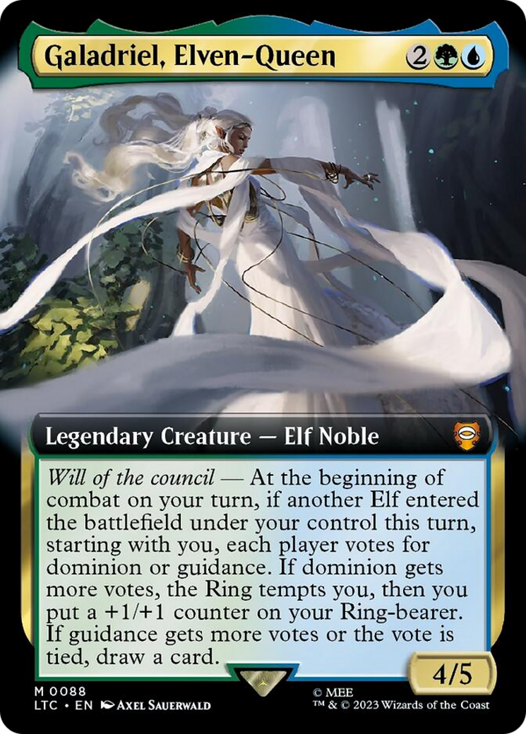 Galadriel, Elven-Queen (Extended Art) [The Lord of the Rings: Tales of Middle-Earth Commander] | Exor Games Truro