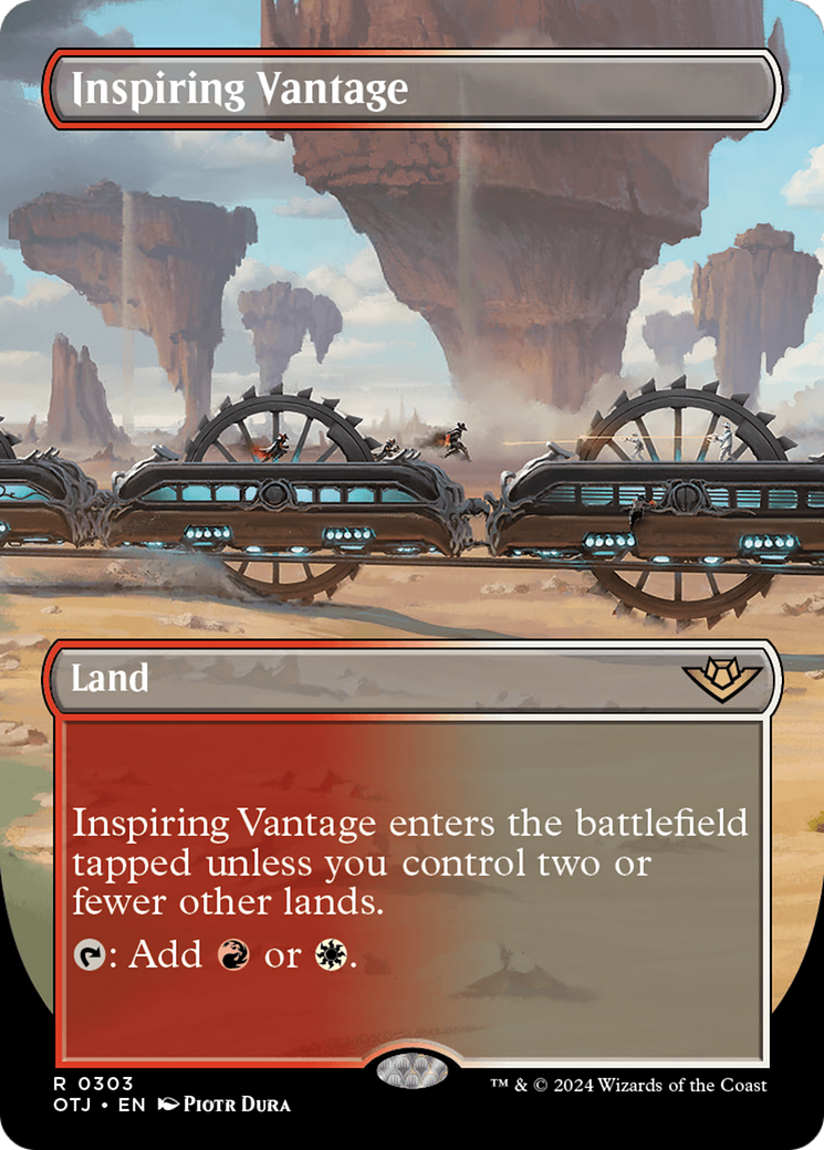 Inspiring Vantage (Borderless) [Outlaws of Thunder Junction] | Exor Games Truro