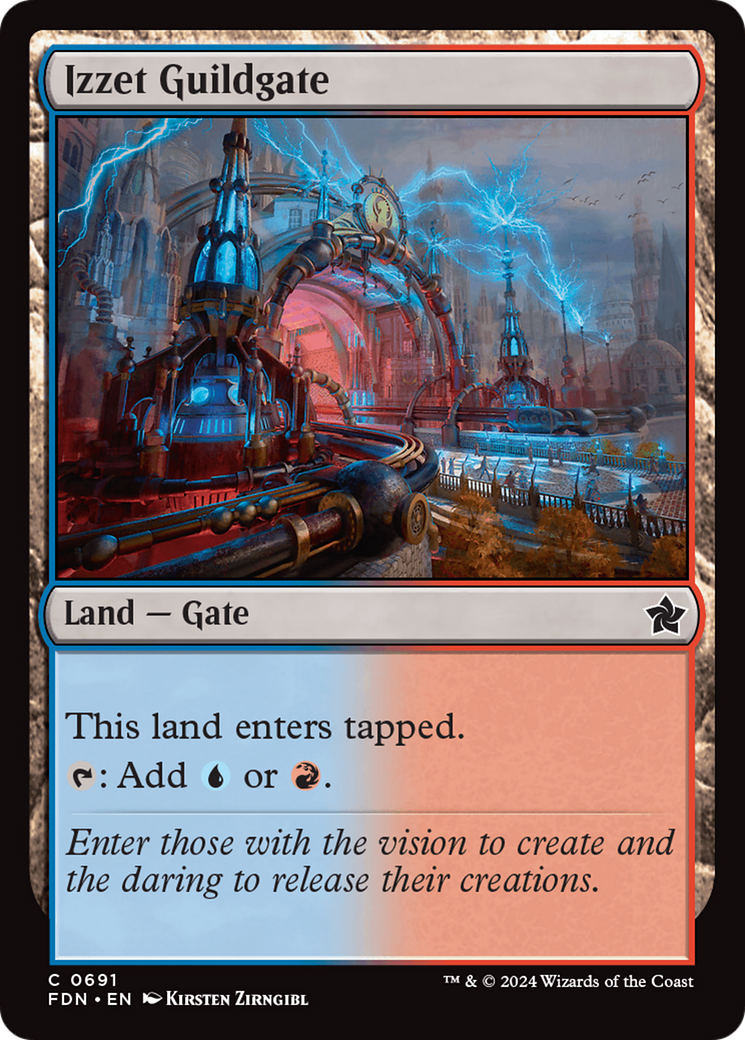 Izzet Guildgate [Foundations] | Exor Games Truro