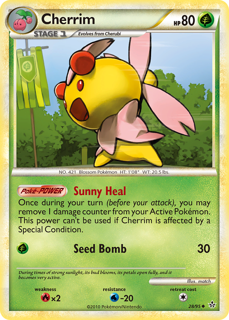 Cherrim (28/95) [HeartGold & SoulSilver: Unleashed] | Exor Games Truro