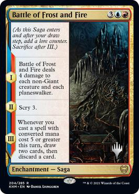 Battle of Frost and Fire (Promo Pack) [Kaldheim Promos] | Exor Games Truro