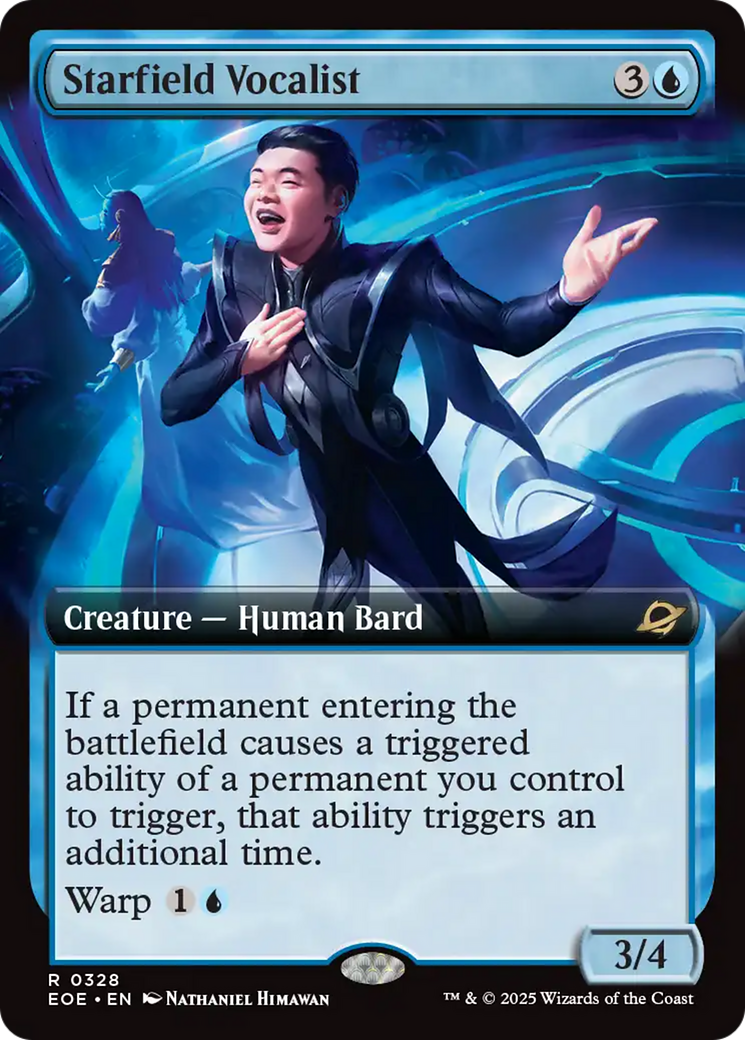Starfield Vocalist (Extended Art) [Edge of Eternities] | Exor Games Truro