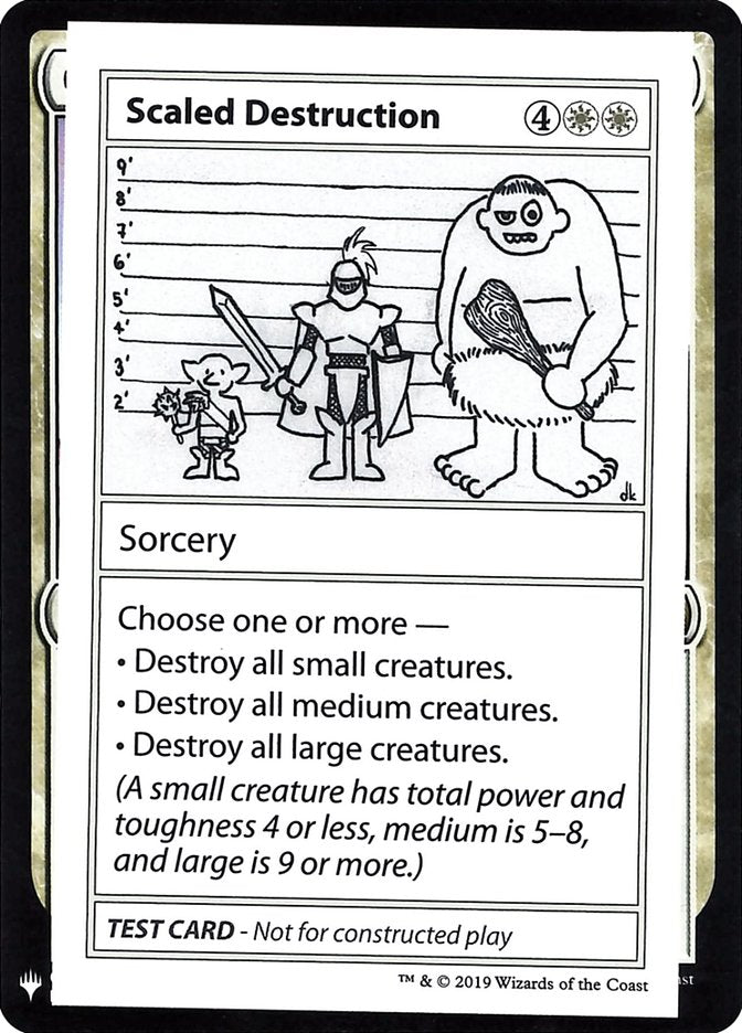 Scaled Destruction [Mystery Booster Playtest Cards] | Exor Games Truro