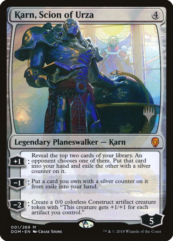 Karn, Scion of Urza (Promo Pack) [Dominaria Promos] | Exor Games Truro