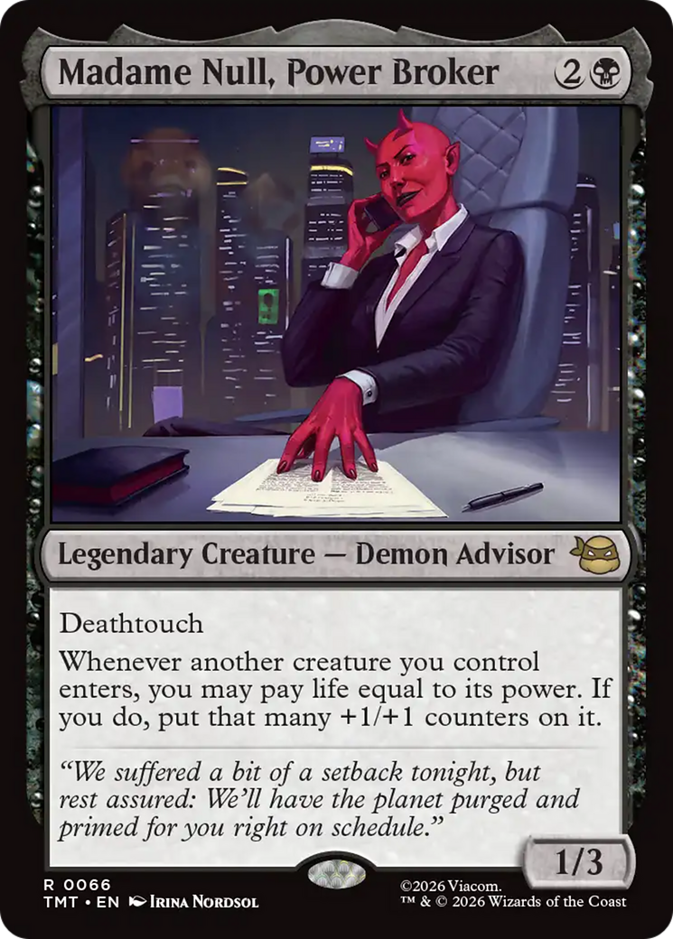 Madame Null, Power Broker [Teenage Mutant Ninja Turtles] | Exor Games Truro
