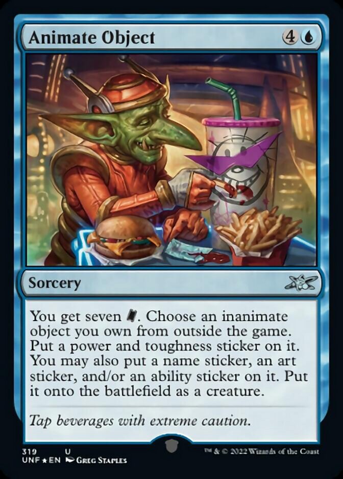 Animate Object (Galaxy Foil) [Unfinity] | Exor Games Truro