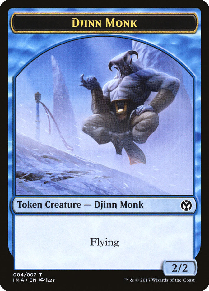 Djinn Monk Token [Iconic Masters Tokens] | Exor Games Truro