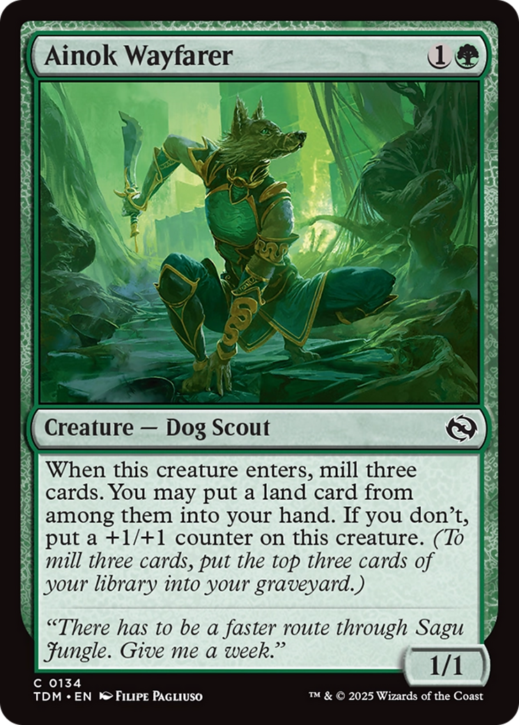 Ainok Wayfarer [Tarkir: Dragonstorm] | Exor Games Truro
