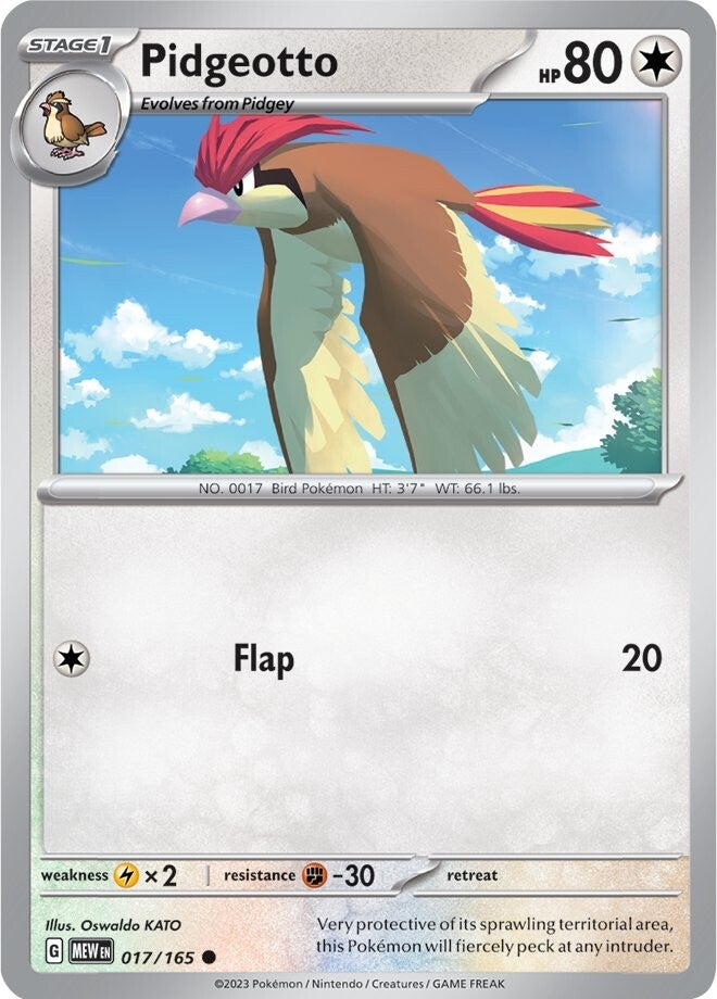 Pidgeotto (017/165) [Scarlet & Violet: 151] | Exor Games Truro