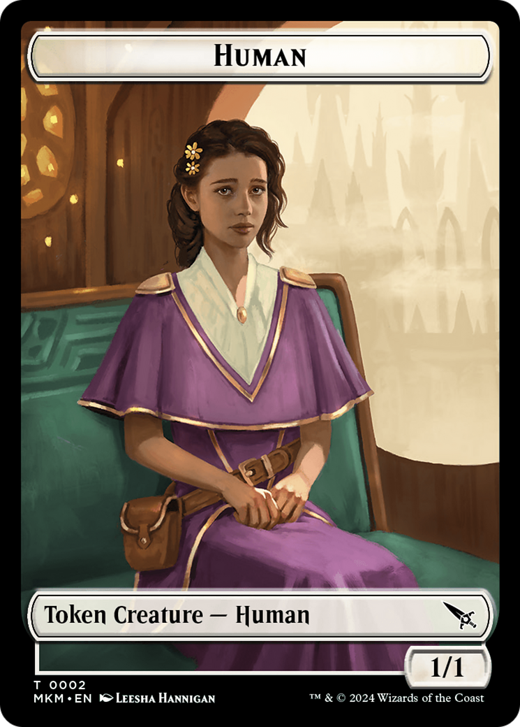 Human Token [Murders at Karlov Manor Tokens] | Exor Games Truro