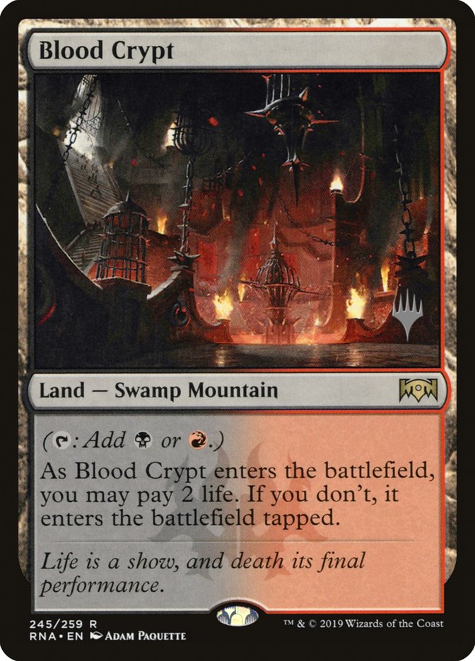 Blood Crypt (Promo Pack) [Ravnica Allegiance Promos] | Exor Games Truro