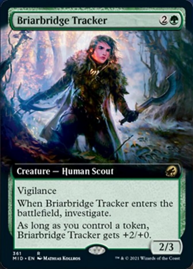 Briarbridge Tracker (Extended Art) [Innistrad: Midnight Hunt] | Exor Games Truro