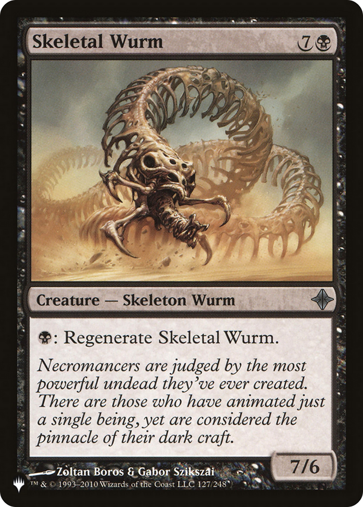 Skeletal Wurm [The List Reprints] | Exor Games Truro