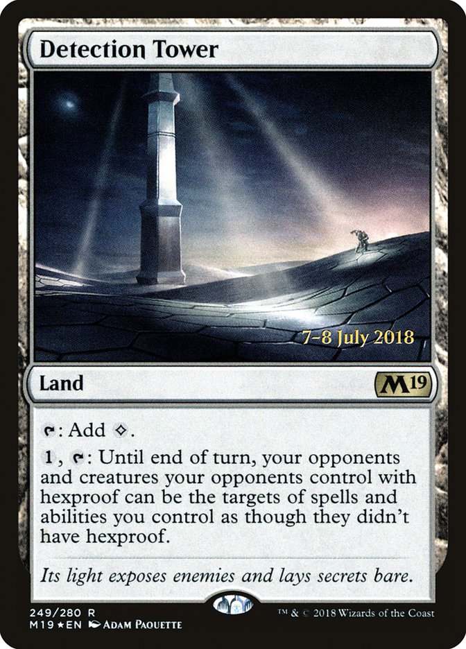 Detection Tower [Core Set 2019 Prerelease Promos] | Exor Games Truro