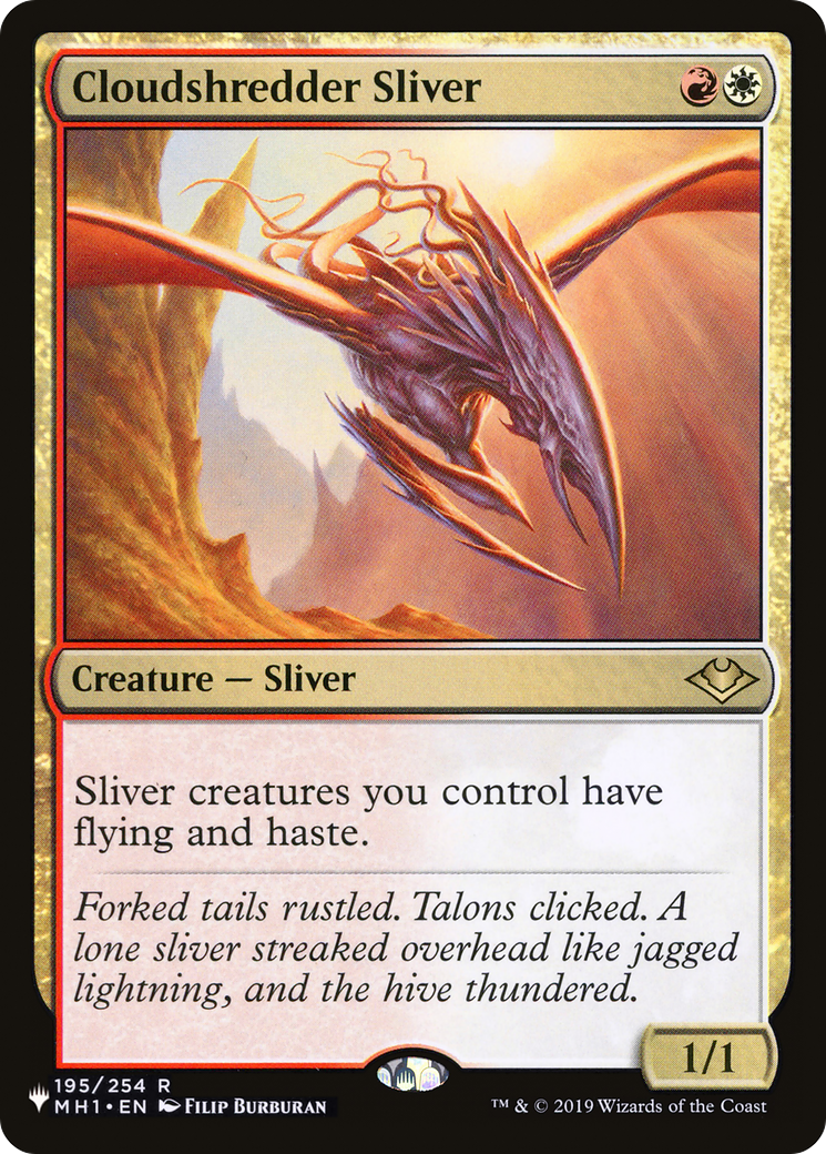 Cloudshredder Sliver (MH1) [The List] | Exor Games Truro