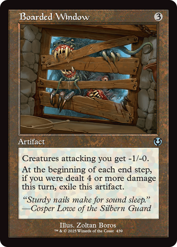 Boarded Window (Retro Frame) [Innistrad Remastered] | Exor Games Truro