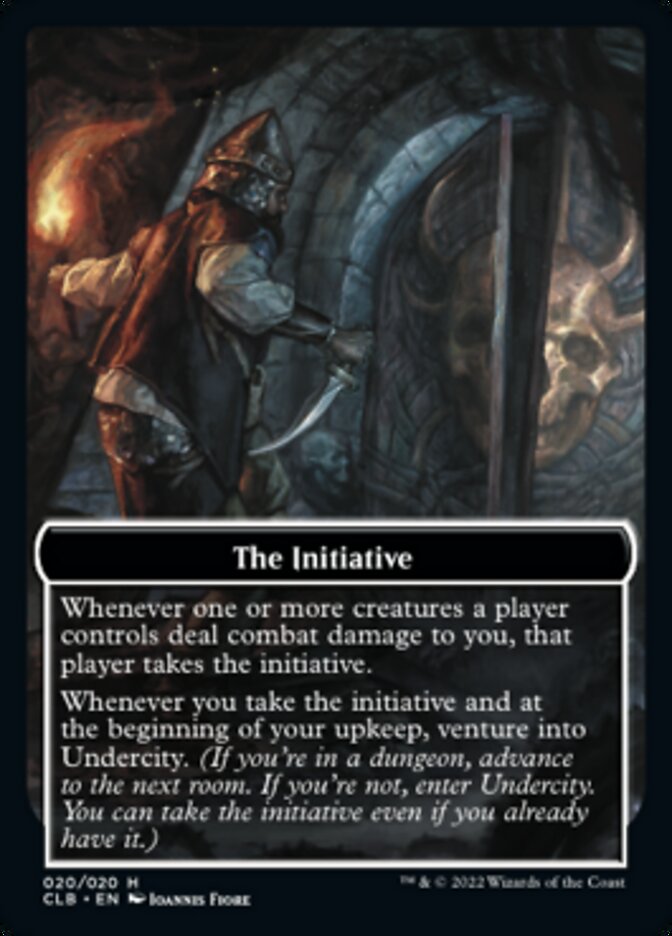 The Initiative // Undercity Double-Sided Token [Commander Legends: Battle for Baldur's Gate Tokens] | Exor Games Truro