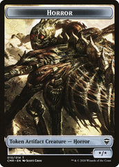 Horror // The Monarch Double-Sided Token [Commander Legends Tokens] | Exor Games Truro