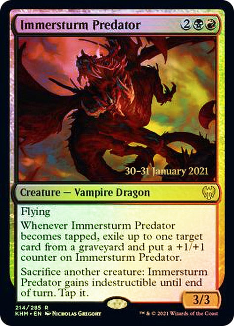 Immersturm Predator [Kaldheim Prerelease Promos] | Exor Games Truro