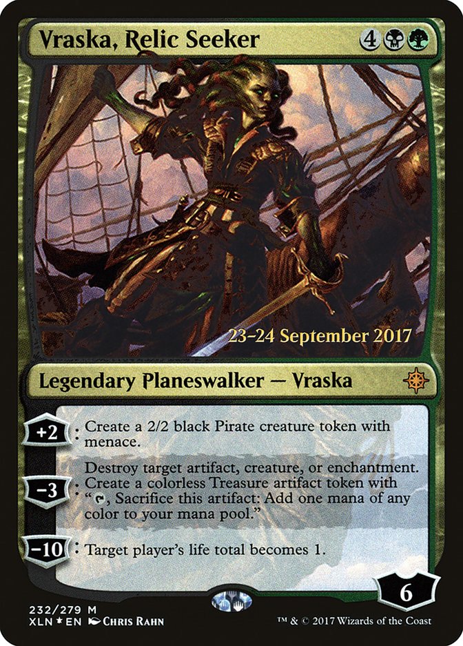 Vraska, Relic Seeker [Ixalan Prerelease Promos] | Exor Games Truro