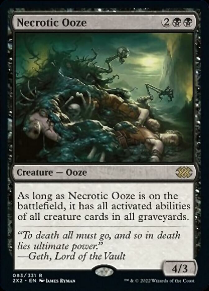 Necrotic Ooze [Double Masters 2022] | Exor Games Truro