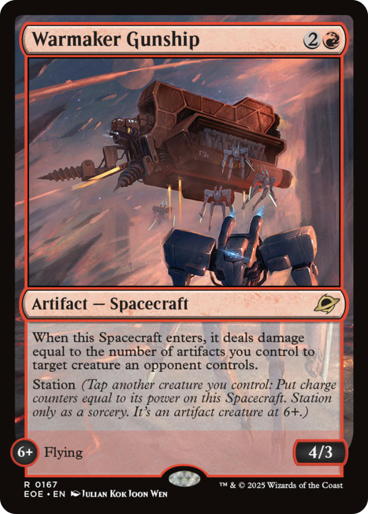Warmaker Gunship [Edge of Eternities] | Exor Games Truro