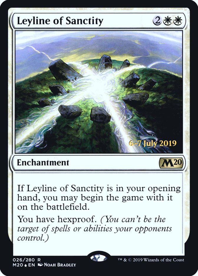 Leyline of Sanctity [Core Set 2020 Prerelease Promos] | Exor Games Truro