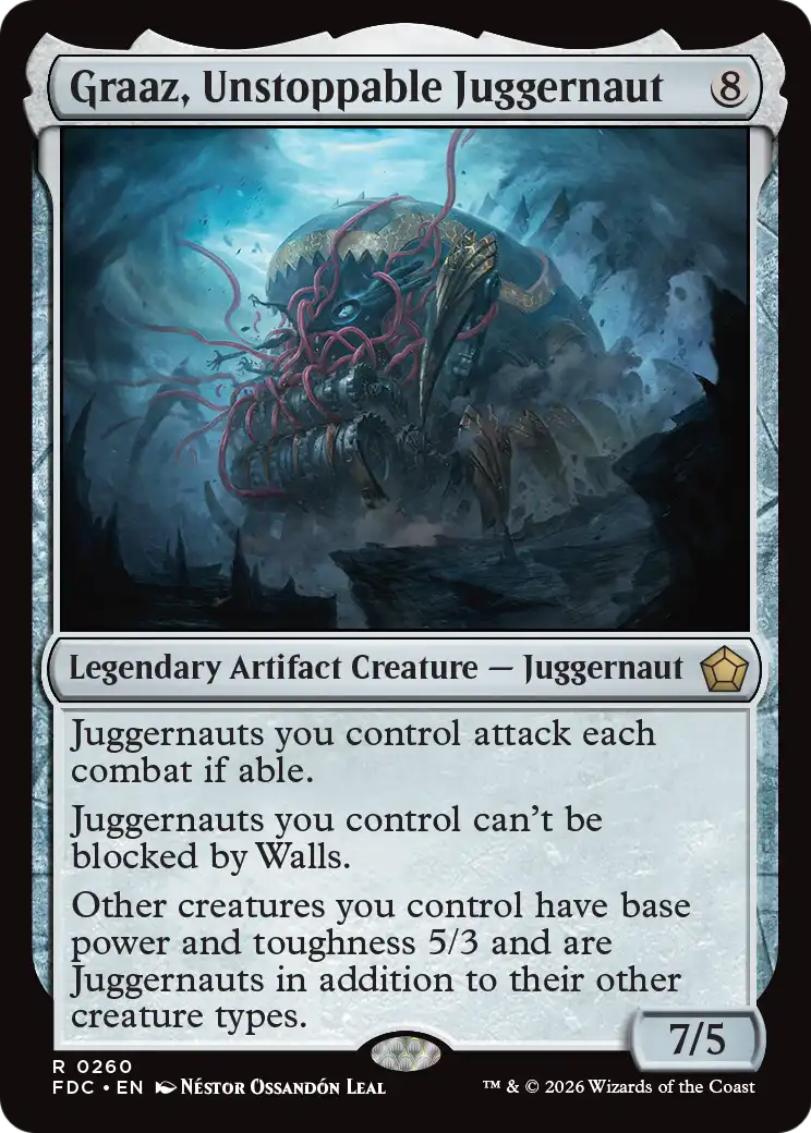 Graaz, Unstoppable Juggernaut [Foundations Commander] | Exor Games Truro