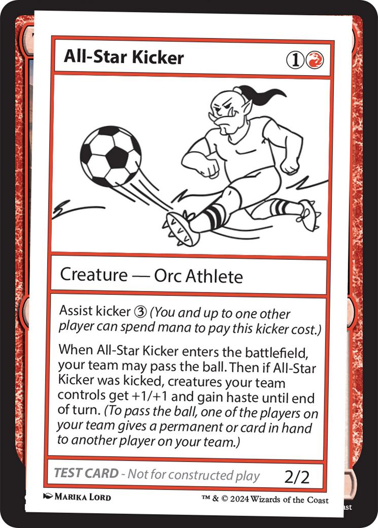 All-Star Kicker [Mystery Booster 2 Playtest Cards] | Exor Games Truro