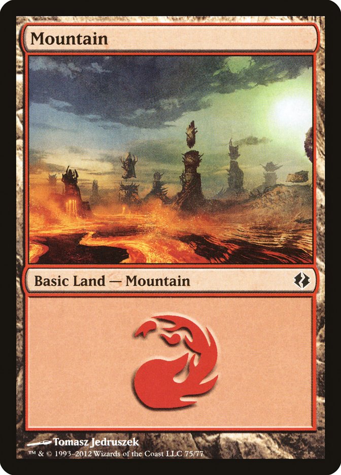 Mountain (75) [Duel Decks: Venser vs. Koth] | Exor Games Truro