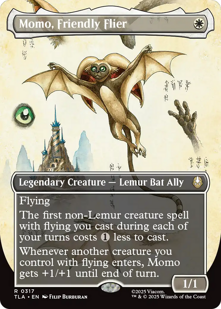 Momo, Friendly Flier (Borderless) [Avatar: The Last Airbender] | Exor Games Truro