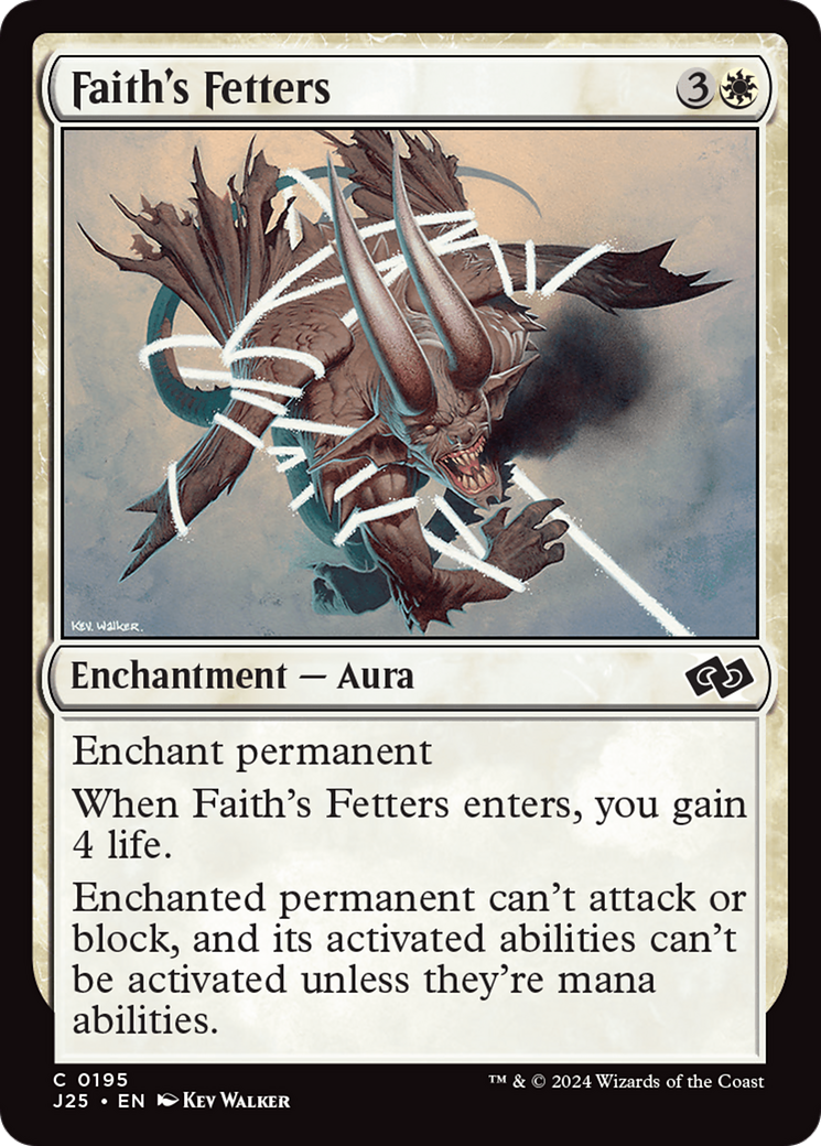 Faith's Fetters [Foundations Jumpstart] | Exor Games Truro