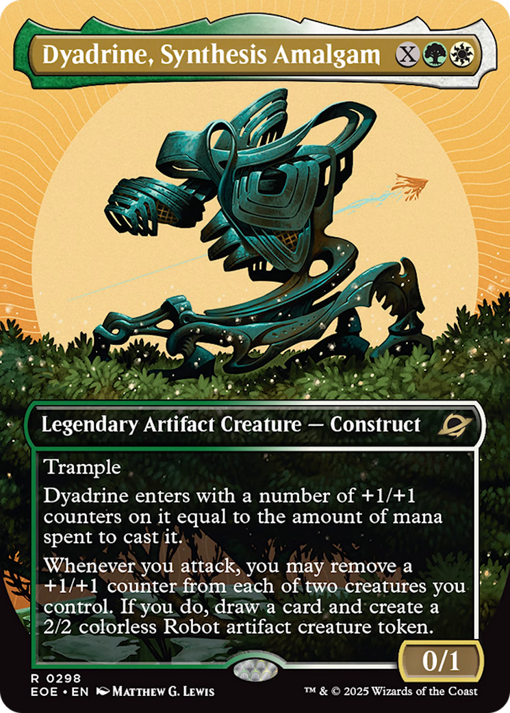 Dyadrine, Synthesis Amalgam (Borderless) [Edge of Eternities] | Exor Games Truro