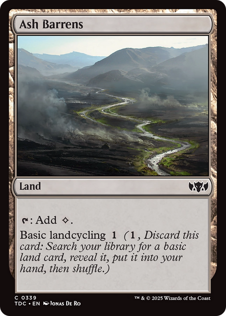 Ash Barrens [Tarkir: Dragonstorm Commander] | Exor Games Truro