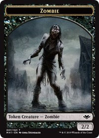 Zombie (007) // Spider (014) Double-Sided Token [Modern Horizons Tokens] | Exor Games Truro