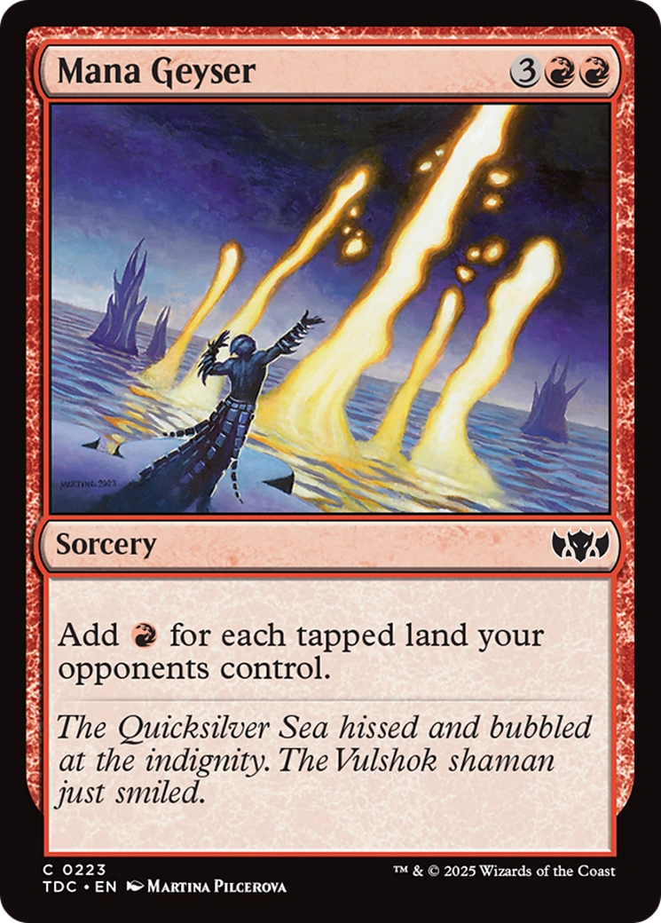 Mana Geyser [Tarkir: Dragonstorm Commander] | Exor Games Truro