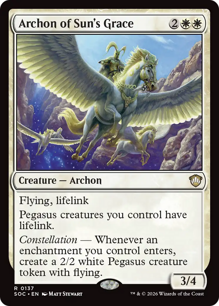 Archon of Sun's Grace [Secrets of Strixhaven Commander] | Exor Games Truro