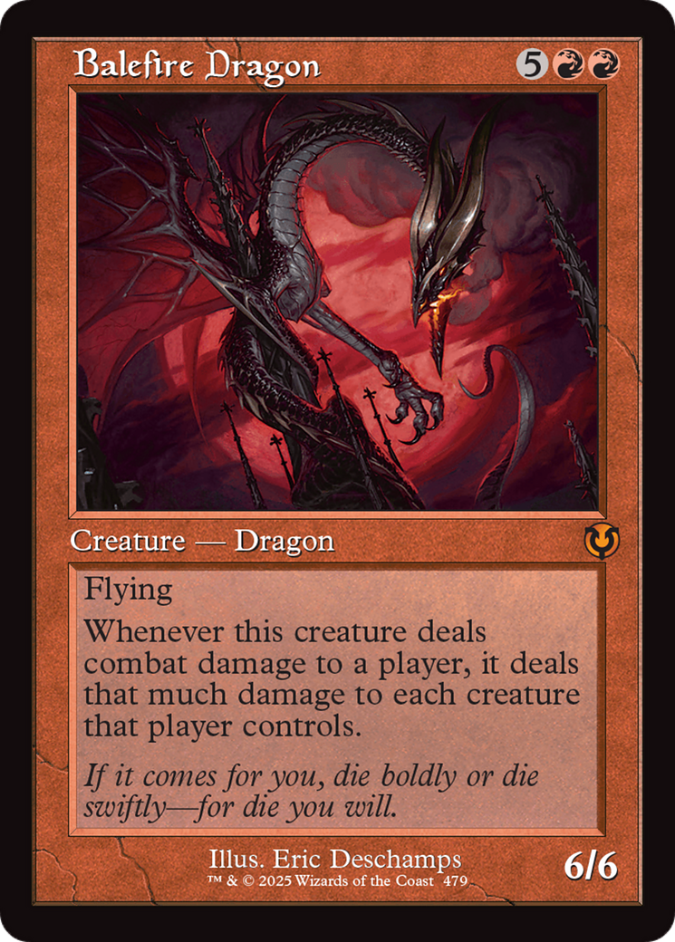 Balefire Dragon (Retro Frame) [Innistrad Remastered] | Exor Games Truro