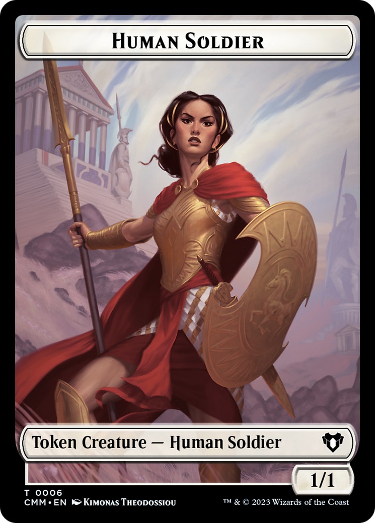 Human Soldier Token [Commander Masters Tokens] | Exor Games Truro