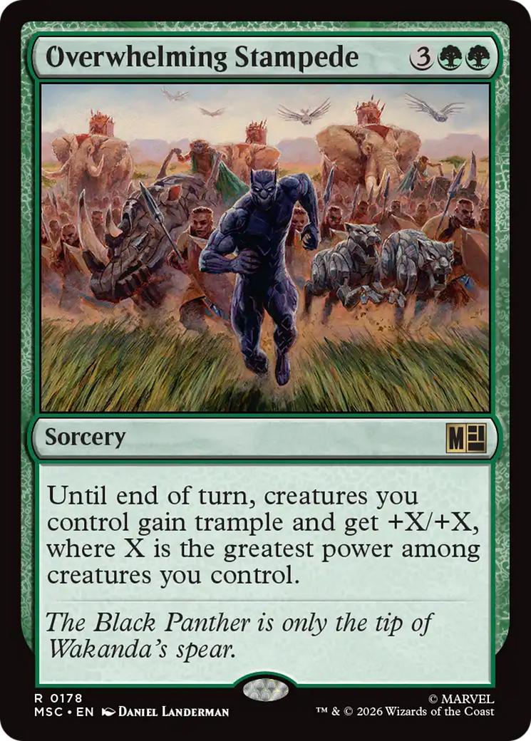 Overwhelming Stampede [Marvel Super Heroes Commander] | Exor Games Truro
