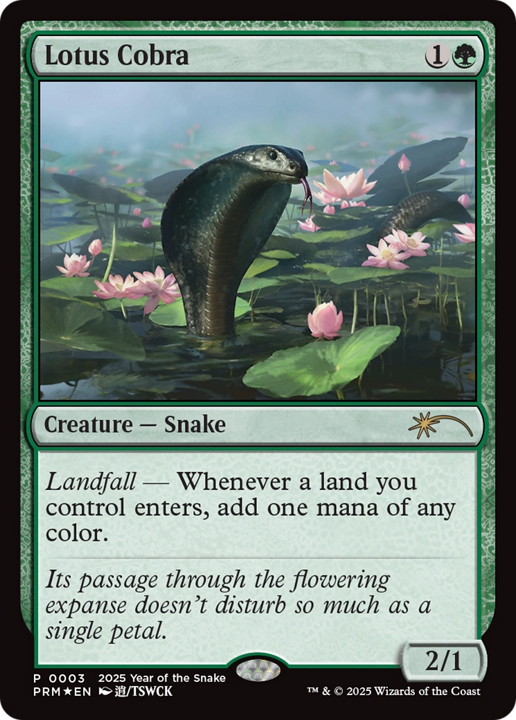 Lotus Cobra (Year of the Snake 2025) [Standard Showdown Promos] | Exor Games Truro