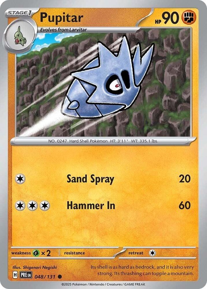 Pupitar (048/131) [Scarlet & Violet: Prismatic Evolutions] | Exor Games Truro